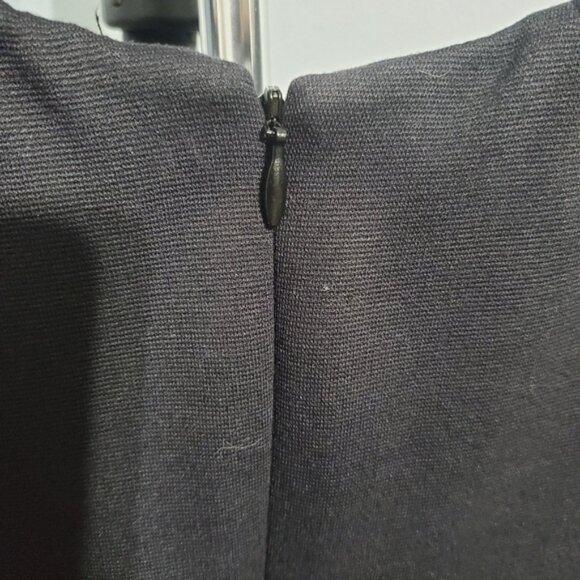 NWT Cynthia Fields New York Double Knit Sheath Dress Sz 2 Charcoal Rare - Picture 6 of 10